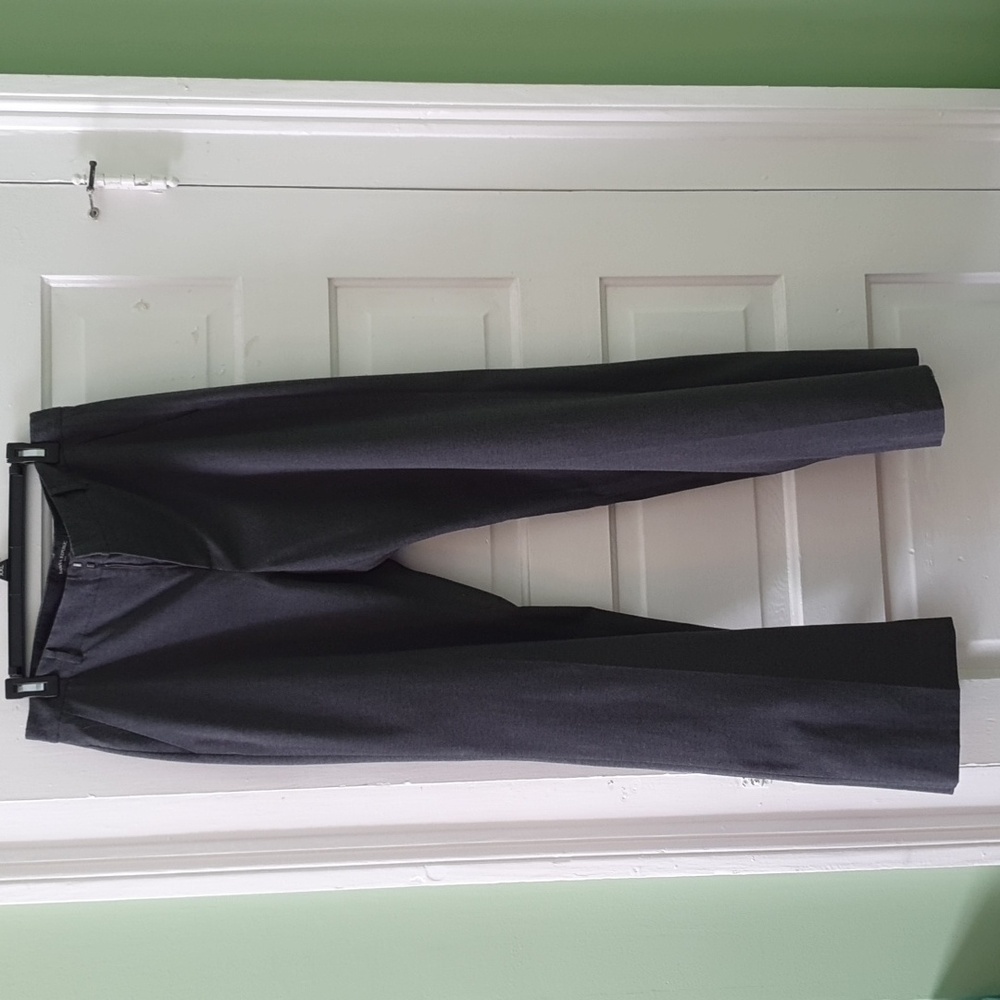 GUC Charcoal grey wide leg dress pants, Banana Republic